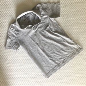 Abercrombie gray polo shirt